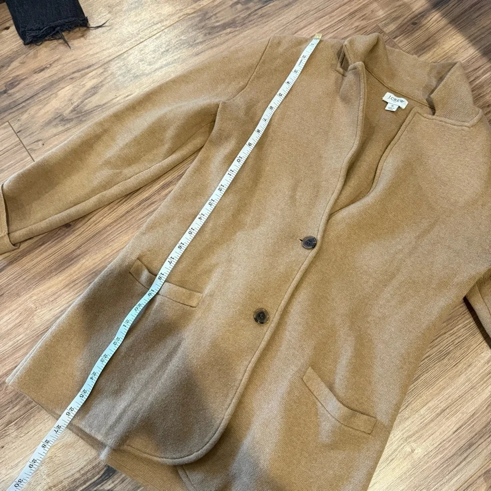 J. Crew Sweater Blazer Tan